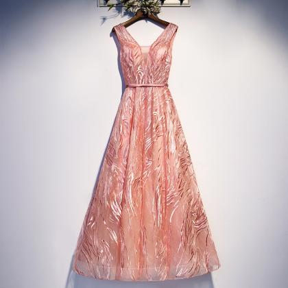 Prom Dresses Evening Dress Pink Elegant Deep..