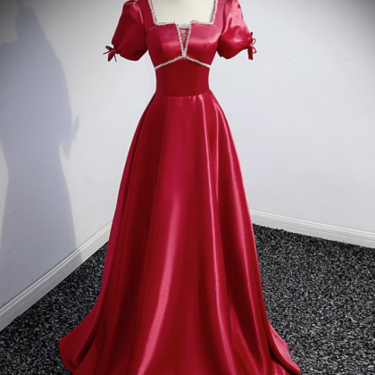 Prom Dresses,dignified Atmosphere Burgundy French..