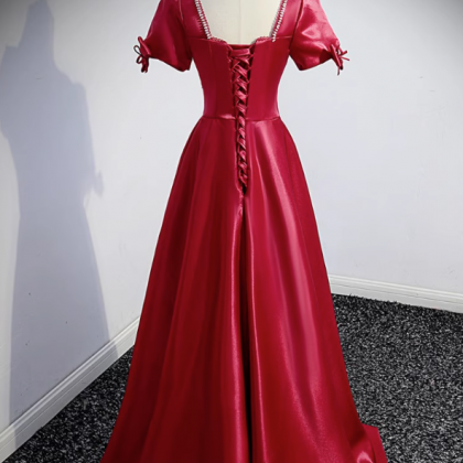 Prom Dresses,dignified Atmosphere Burgundy French..