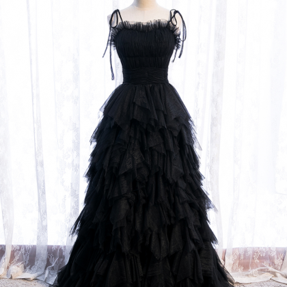 Prom Dresses,banquet Evening Gowns Black Saree..