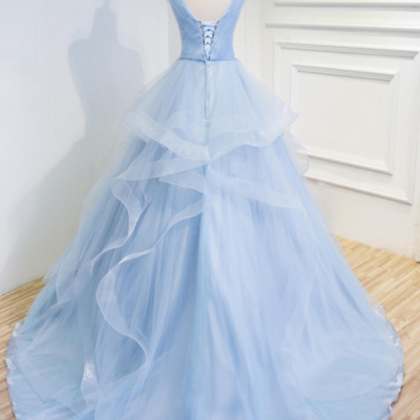 Prom Dresses,wedding Dresses,fairy Tale Sky Blue..