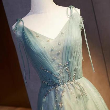 Prom Dresses,spaghetti Straps Prom Dress Fairy..