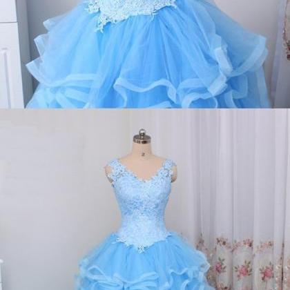 Prom Dresses, Gorgeous Blue Sweetheart Birthday..