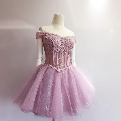 Eveing Dresses, Appliques Homecoming Dress..