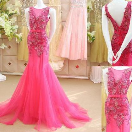 2016 Gorgeous Prom Dress, Mermaid Prom Dress,..