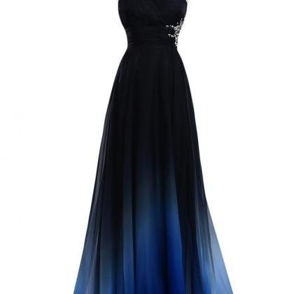 Top Selling Ombre Chiffon Prom Dresses,one..