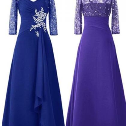 Evening Dresses, Prom Dresses,blue High Low..