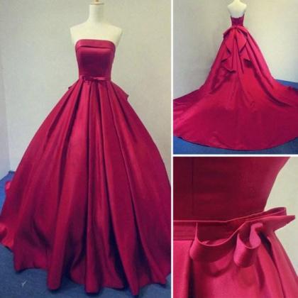 Evening Dresses, Prom Dresses,red Prom Dress,ball..