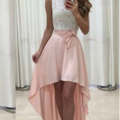 New Arrival, Sexy Prom Dress, Unique Prom Dress,High low prom dresses