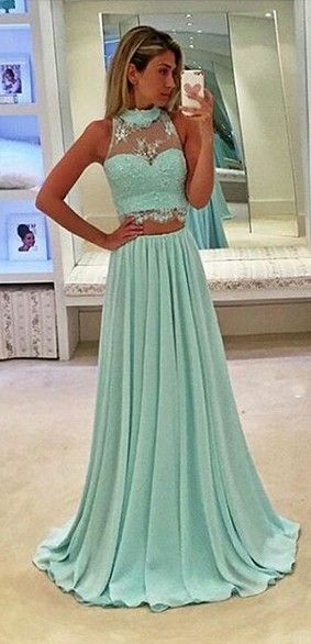 Prom Dresses,mint Green Lace Prom Dress,prom Gown,prom Dresses,chiffion Evening Gowns,evening Gown