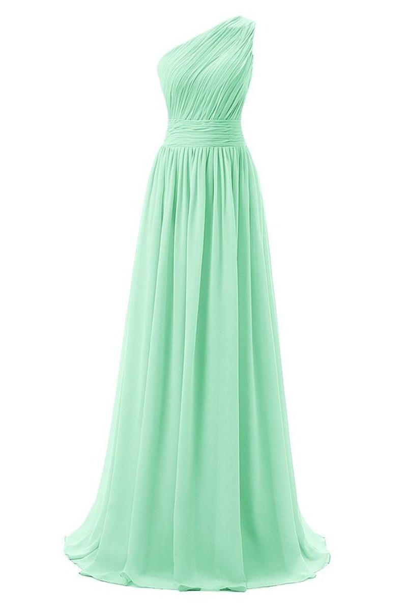 Prom Dresses Vestido Festa Longo Mint Green Long Chiffon Formal Evening Gowns Dresses