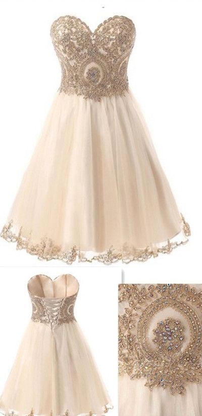 Tulle Crystal Short Robe De Cocktail Dresses Beaded Mini Party Coctail Dresses