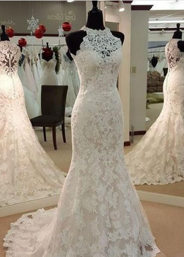 Lace Wedding Dress,mermaid Wedding Dresses,wedding Gown