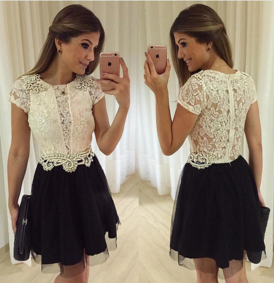 Beaded Prom Dress,lace Prom Dress,fashion Homecoming Dress,sexy Party Dress, Style Evening Dress
