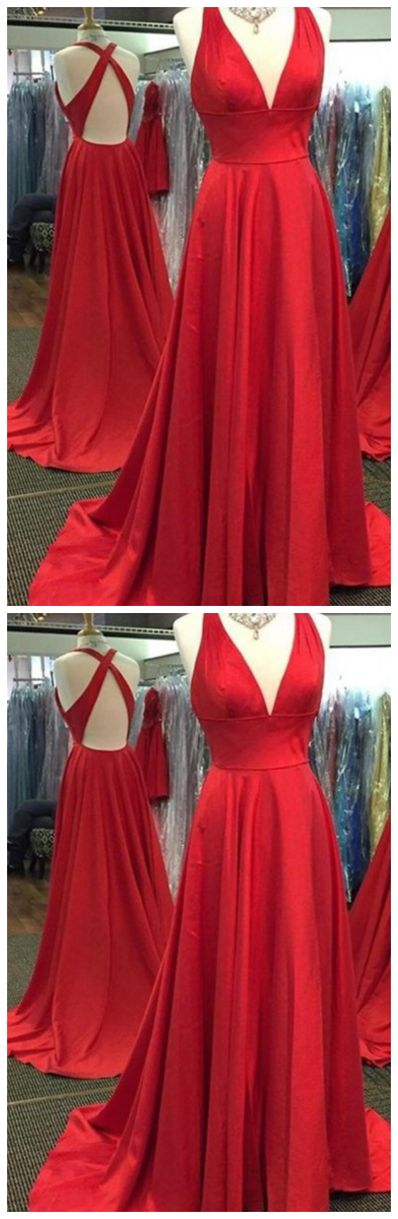 Sexy Prom Dress,long Lace Prom Dress,v-neck Prom Dress,prom Dresses A-line,prom Dresses Sexy Long,evening Dresses With Flowers