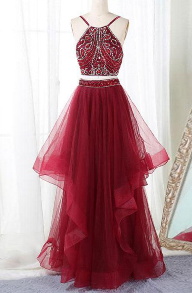 burgundy prom dresses under 100 Veaul 2026 Elegant Suede Burgundy Prom Dresses 2021 A-Line Princess Off-The-Shoulder Short Sleeve