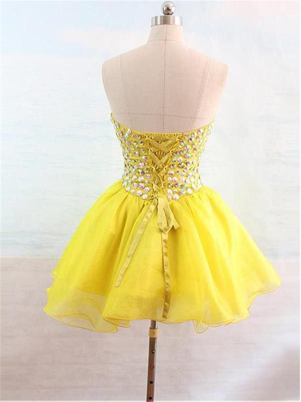 Candy Pink Sleeveless Sweetheart Beaded Sheath Strapless Short Homecoming Dress