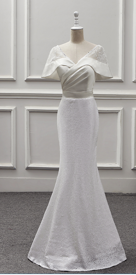 Redesign The Ivory Evening Dress Married Real Photos Mermaid Party