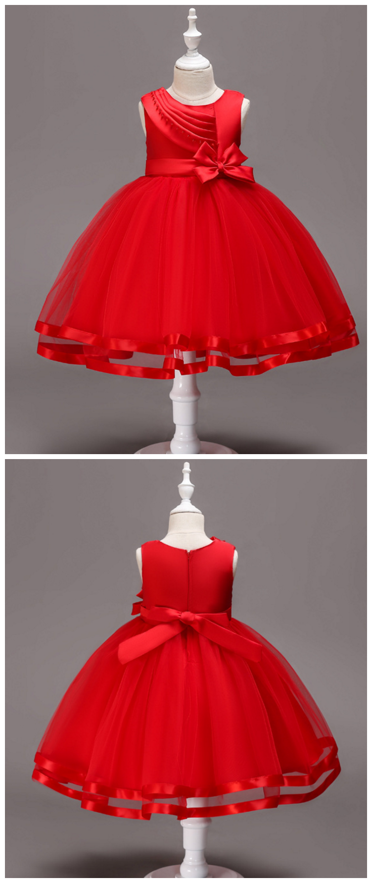 Flower Girl Wedding Banquet Princess Sacrament Dinner Party Beauty Dress Girl Birthday Party First Princess Dress