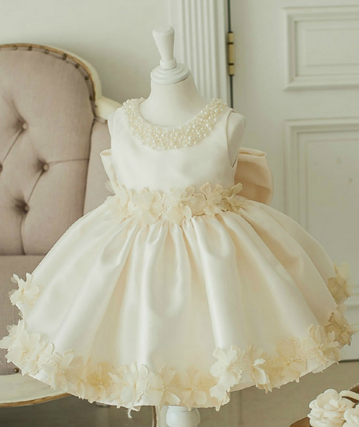 white dress with gold belt Sugar Plum Fairy Girls Birthday Dress by Calgary and Ballerini 2 main image 0
