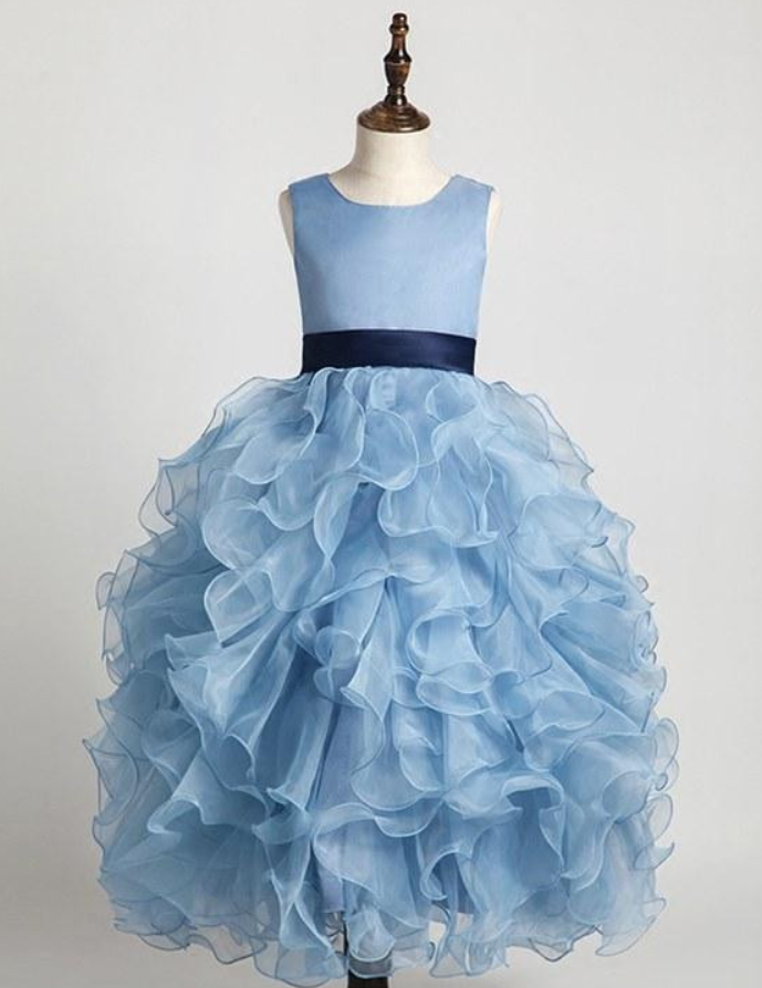 Princess Birthday Pageant Gown Flower Girl Dresses