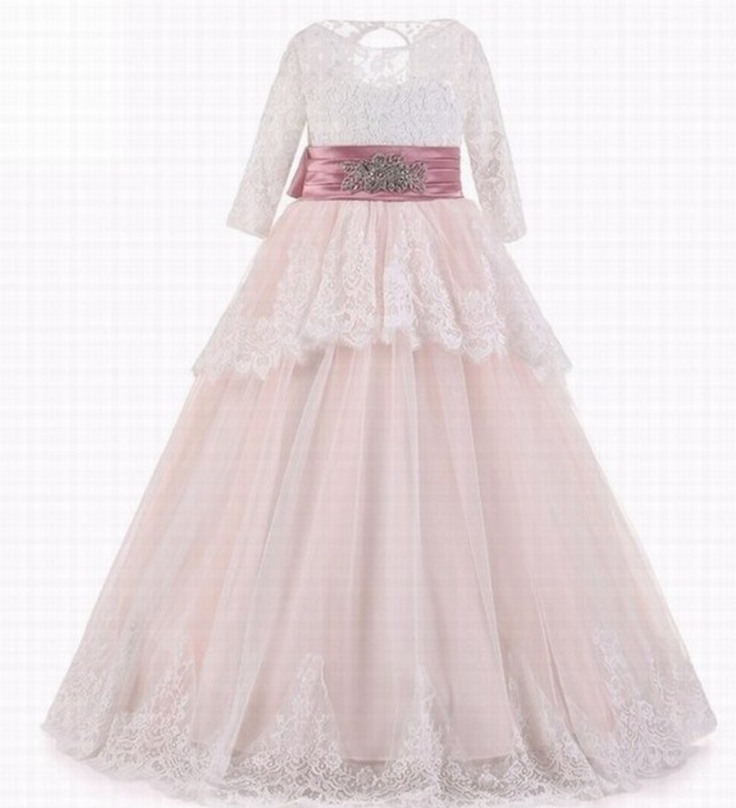 yellow pink lace dress Maiah Yellow Bloom Prom Dress - US 2 main image 0