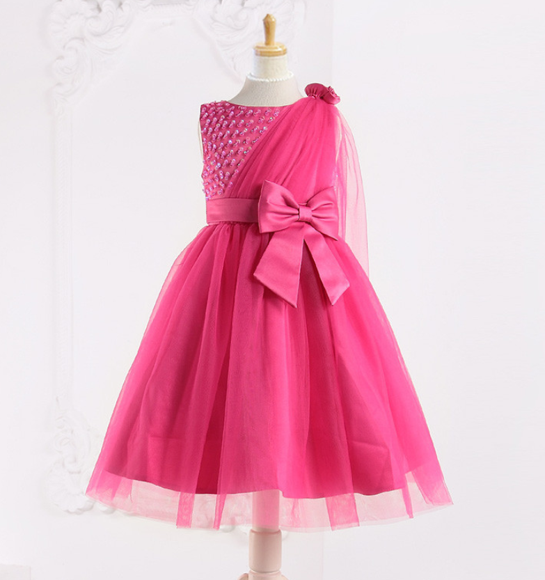 open lace back dress White Jewel Neck Sleeveless Lace Kids Social Party Dresses, White / 2 Years Old