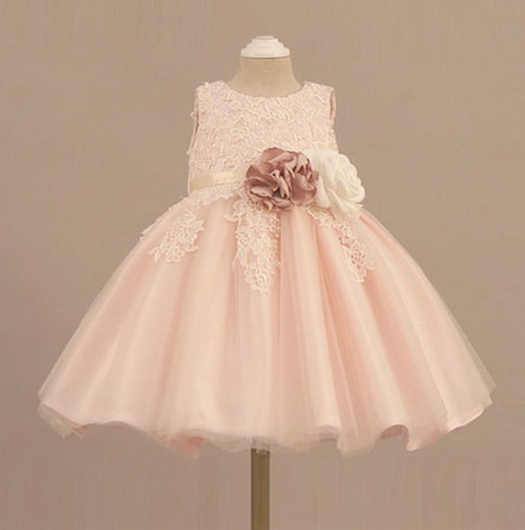 Formal Baby Girl Birthday Wedding Party Flower Girls Dress Baby Pageant ...