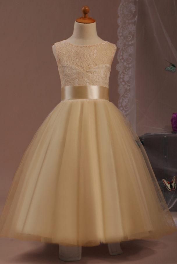 champagne dresses for kids