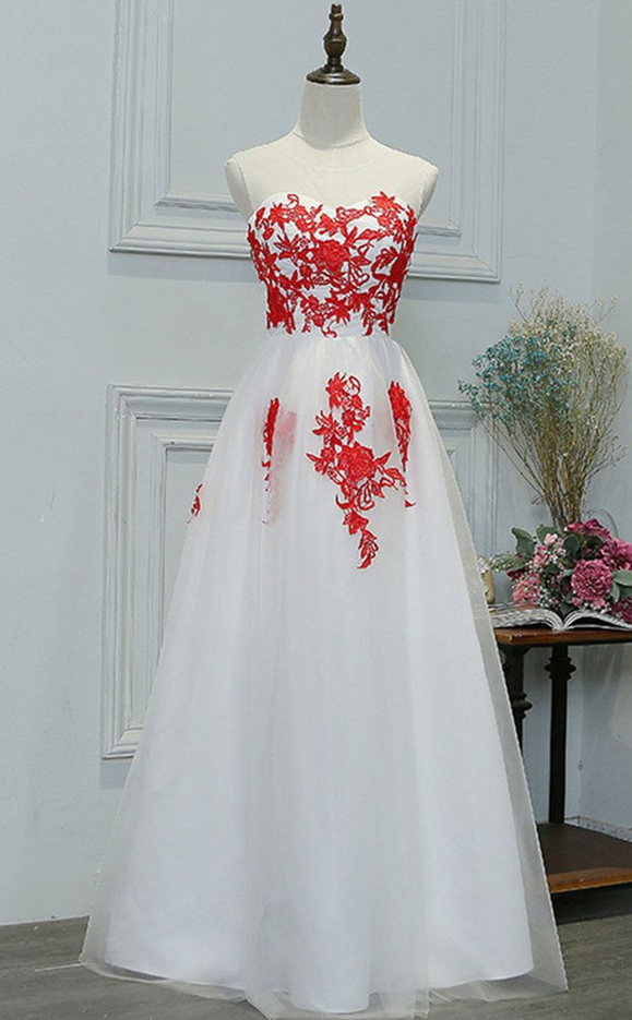 red lace graduation dress Custom Made Off Shoulder Red Lace Prom Dresses, Red Off Shoulder Lace   jbydress