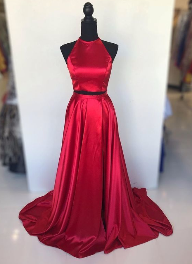 sassy evening dresses Sassy Green Evening Dress| Evening Dresses MADE TO MEASURE / Green / Satin main image 1