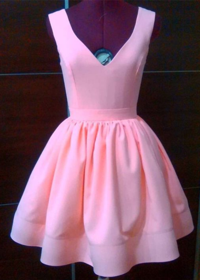 Cute Homecoming Dresses,short Homecoming Dresses,cute Prom Dresses,pink Homecoming Dress