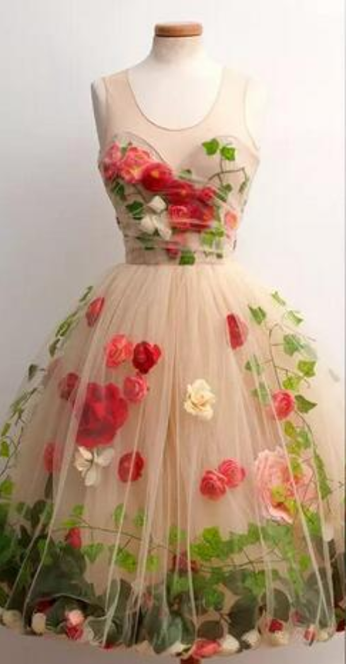 Cute Ball Gown Rose Flower Cocktail Party Dress 2018 Couture Knee Length Graduation Dress For Teens Vestido De Formatura Homecoming Dresses