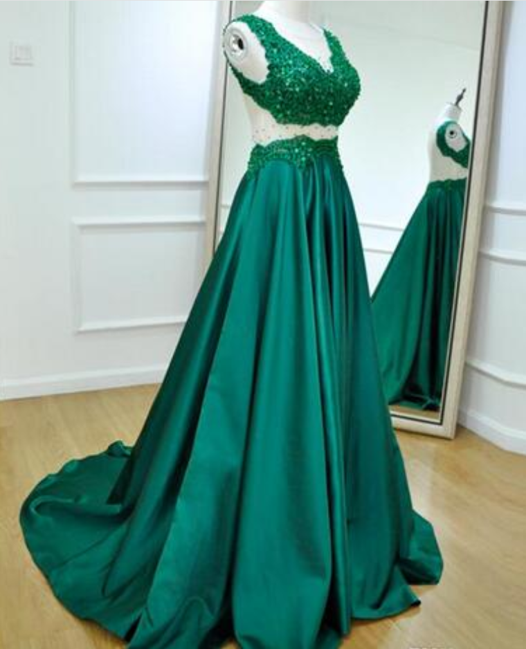 green emerald velvet dress Johnathan Kayne 2018 Sequin Mermaid Iridescent Prom Dress size 2, 8 Pa –  Glass Slipper Formals main image 1