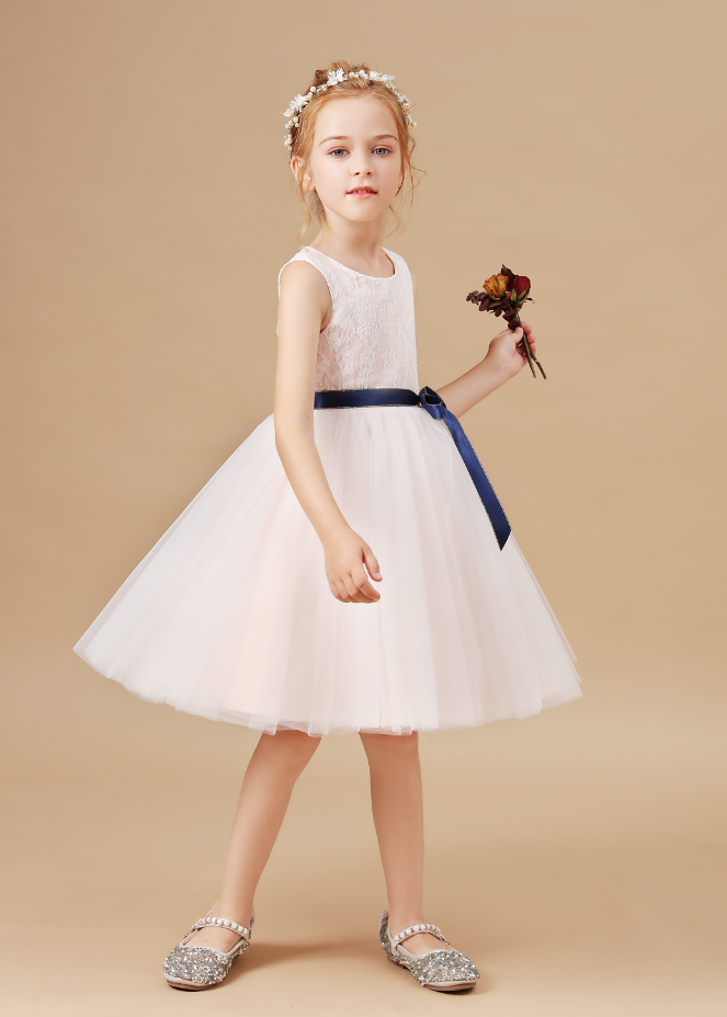 Flower Girl Dresses,princess Kids Baby Dress Girls Fancy Wedding Dress Sleeveless Kids Clothing Children Year Birthday Party Costume Dress