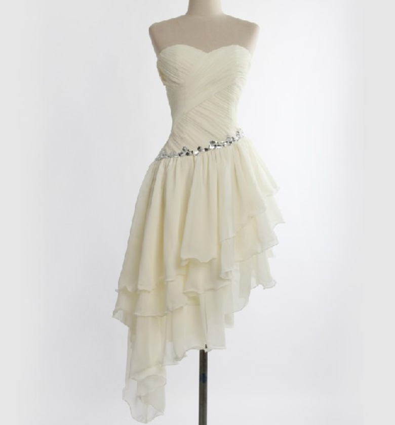Formal Sweetheart Chiffon Evening Dress Prom Dress Custom Made Bridal Party Dress
