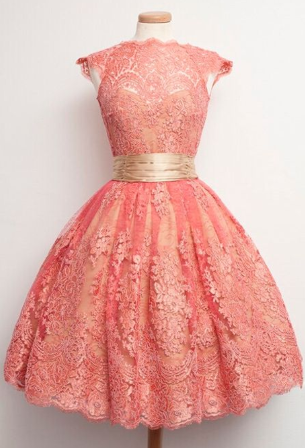 Blush Pink Homecoming Dress,Homecoming Dresses,Lace Homecoming Gowns,Short Prom Gown,Blush Pink Sweet 16 Dress,Homecoming Dress,2 pieces Cocktail Dress,Two Pieces Evening Gowns