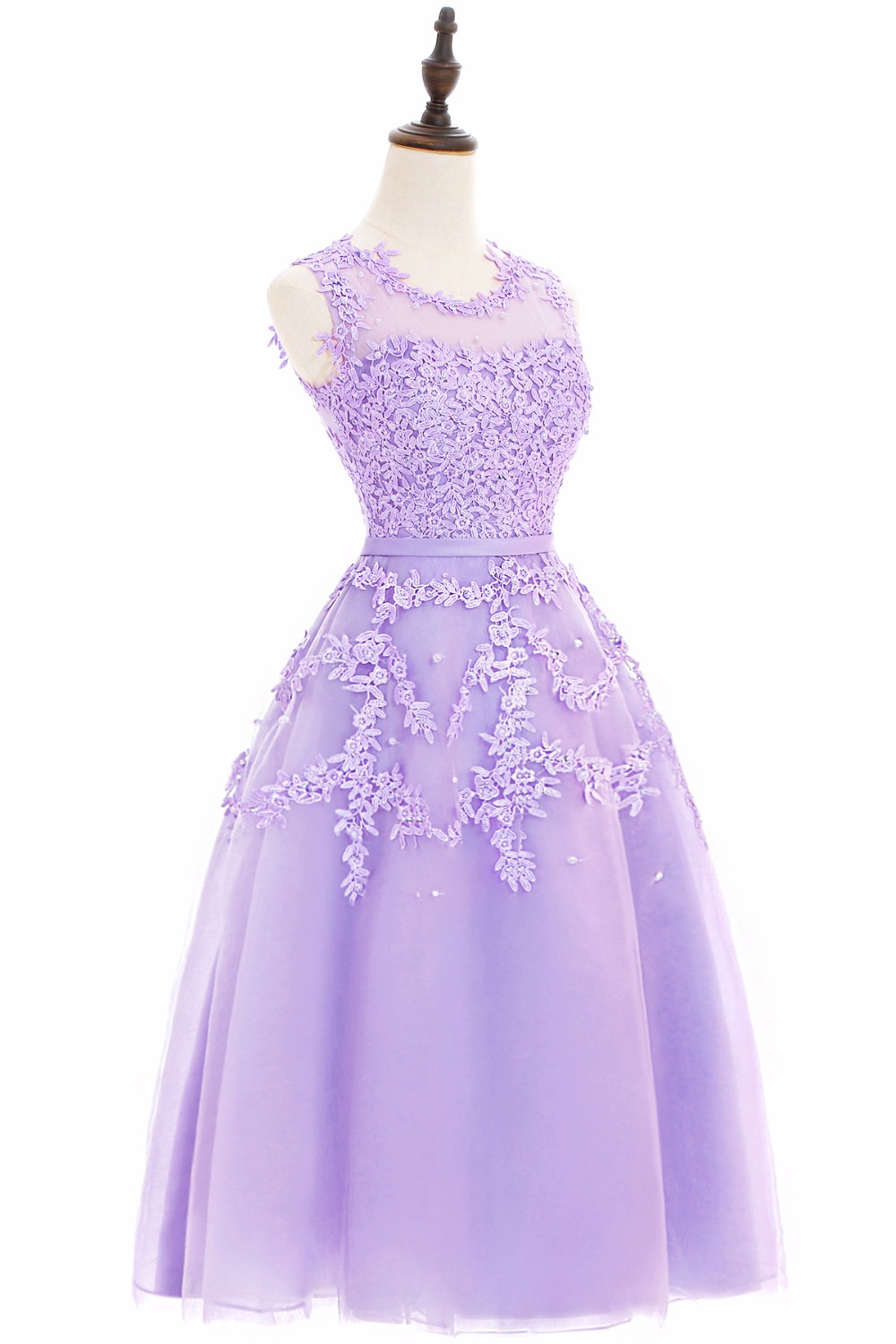 Lavender Short Hoco Party Dress on Luulla