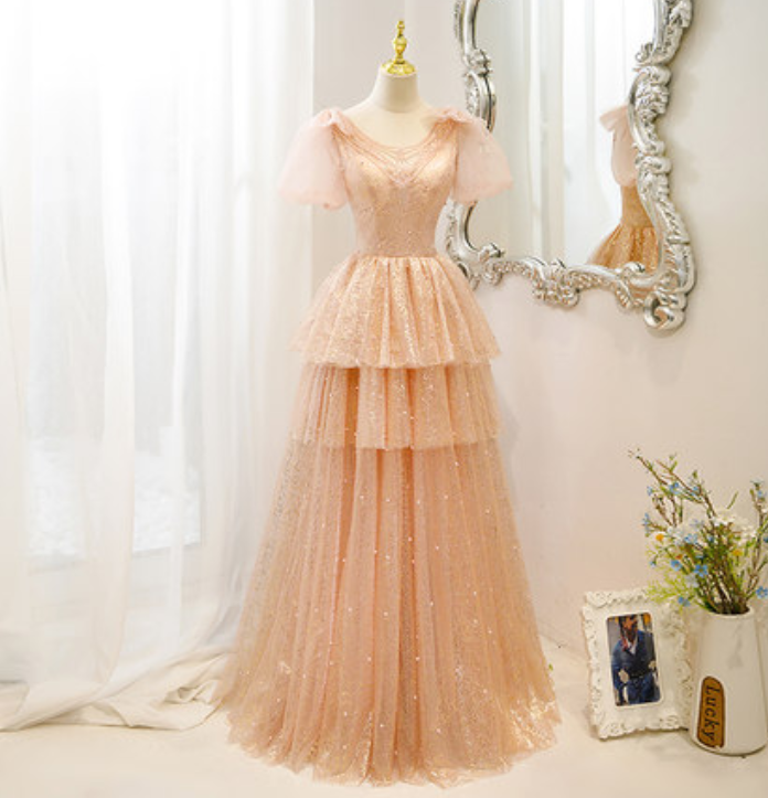 Princess Cake Dress Evening Dress Women's 2022 Light Luxury High-end Banquet Temperament President Of The Year