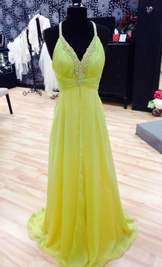 Lemon Prom Dress,charming Prom Dress,long Prom Dress,prom Dress,evening Dress