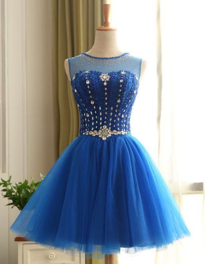 Custom Made Blue Homecoming Dress,short Prom Dress,graduation Party Dresses, Homecoming Dress