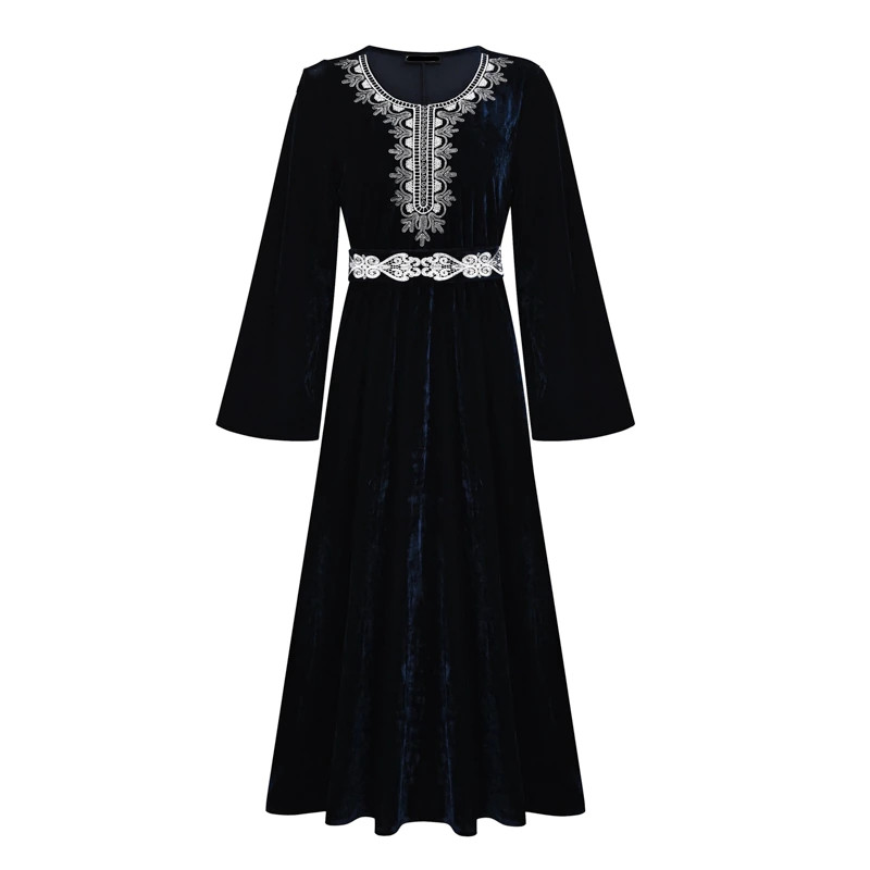 Prom Dresses, Party Dress Black Plain Evening Dress Velvet Diamond Belt