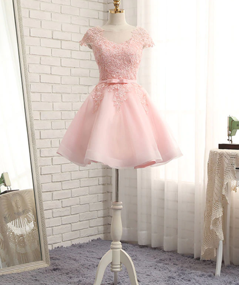 Homecoming Dresses,high Quality A Line Lace Short Prom Dress, Homecoming Dresses