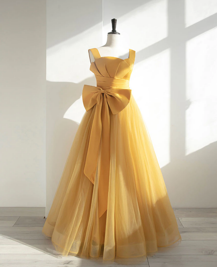 Prom Dresses,simple Tulle Long Prom Dress, Evening Dress