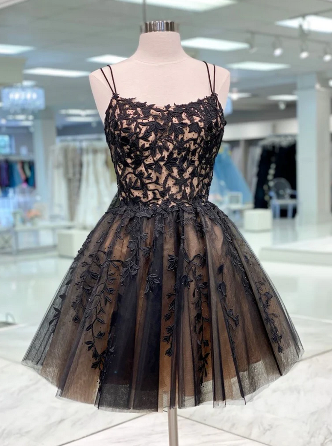 Lace Prom Dresses, Short Lace Graduation Homecoming Dresses