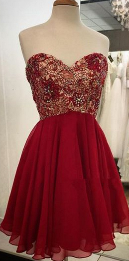 Sweetheart Homecoming Dress,sequined Homecoming Dress,chiffon Homecoming Gown,short Prom Dresses,graduation Dresses,a Line Homecoming Dress