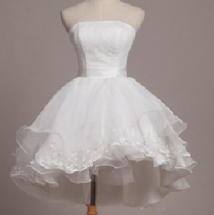 green emerald velvet dress Zapaka Women White Simple Graduation Dress with Ruffles A-Line Corset Short Commencement Dress, White / US10