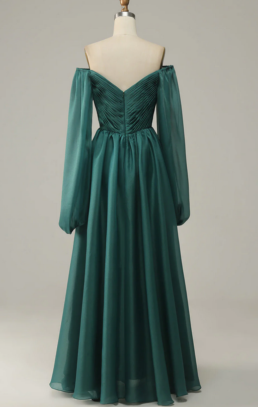 Stunning Tulle Long Prom Dress Formal Evening Dresses,DS4433 main image 1