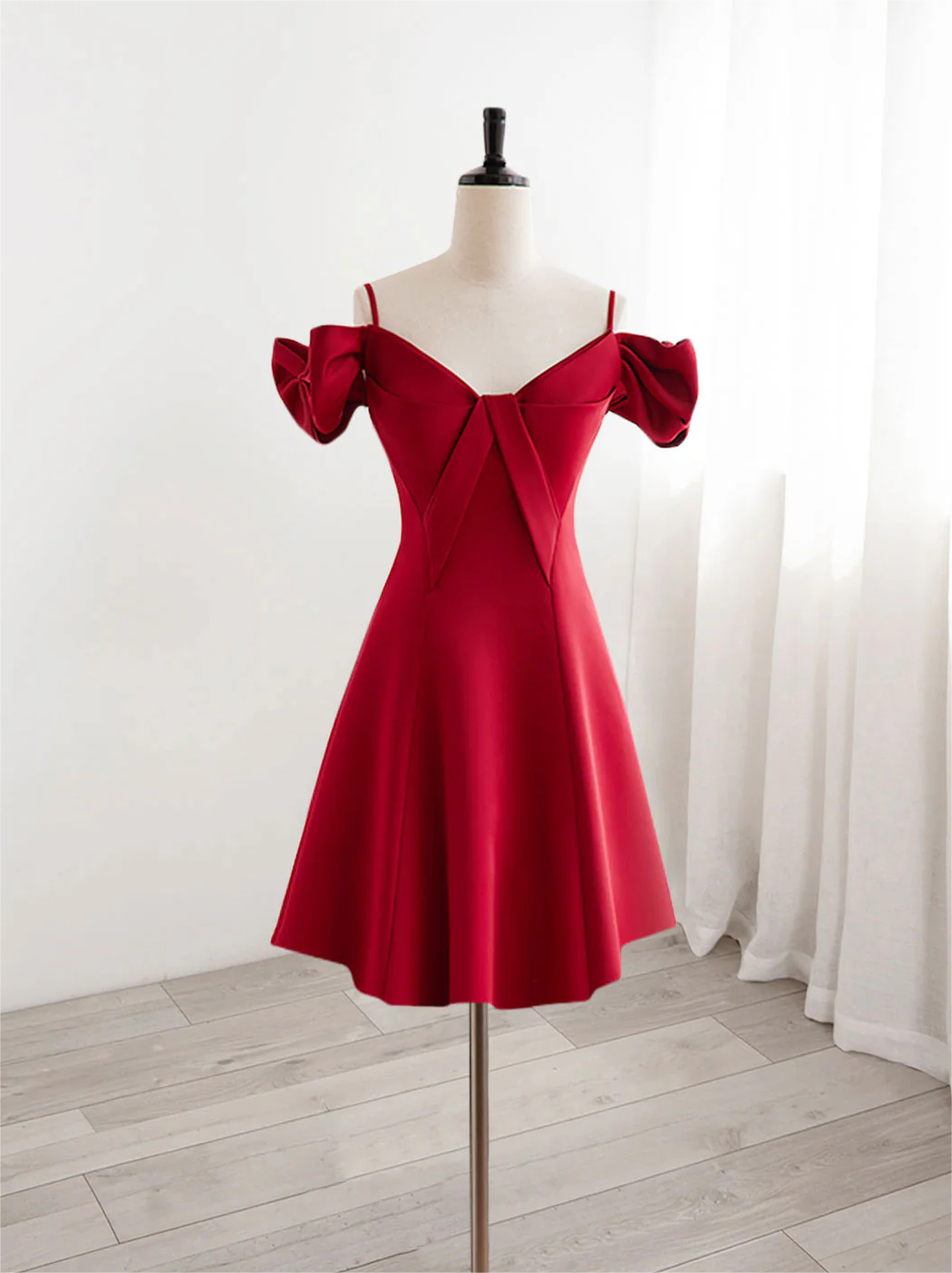 burgundy dress with shawl Laura - Silk Scarf/Shawl for Women