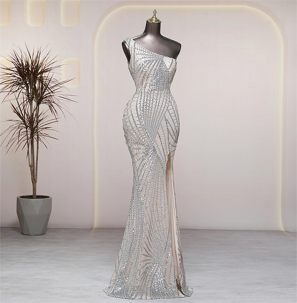 open lace back dress Silver Shiny Dress with Lace XXL / Silver / Lace